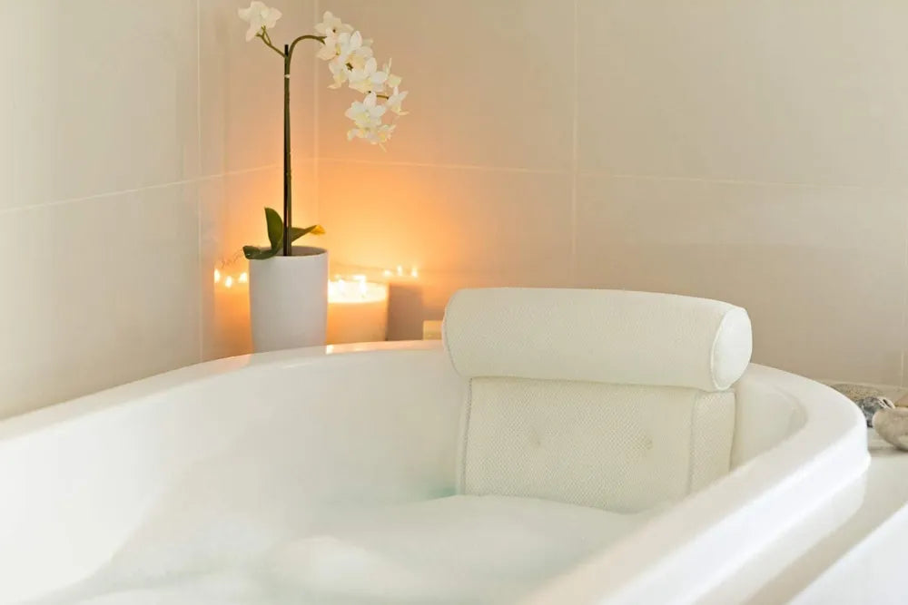 Spa Bath Pillow | Ergonomic Neck & Back Support