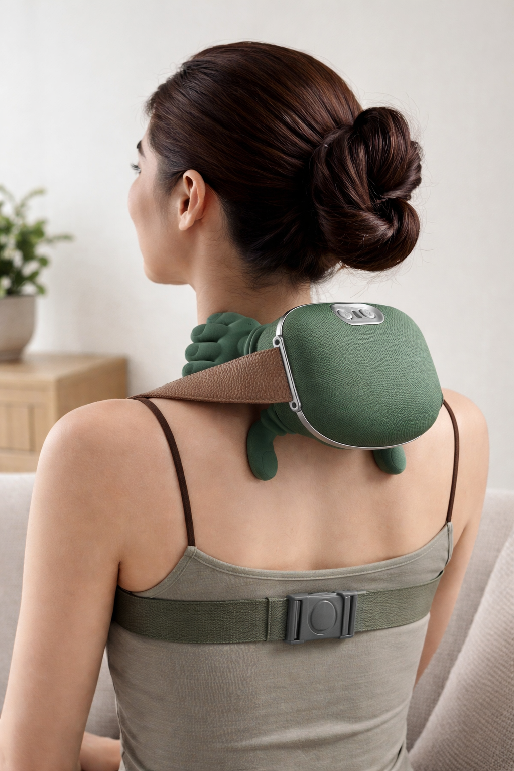 Rechargeable Kneading Massager with Heat - Neck & Shoulder Comfort