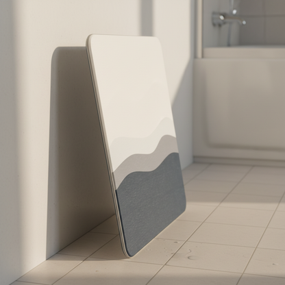 Bath Mat Section 8 - Leaning Against Wall