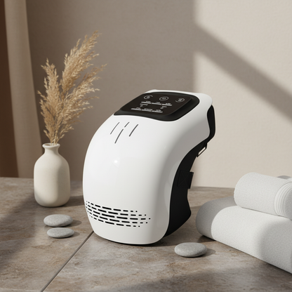 Clean White Knee Massager Wellness Image