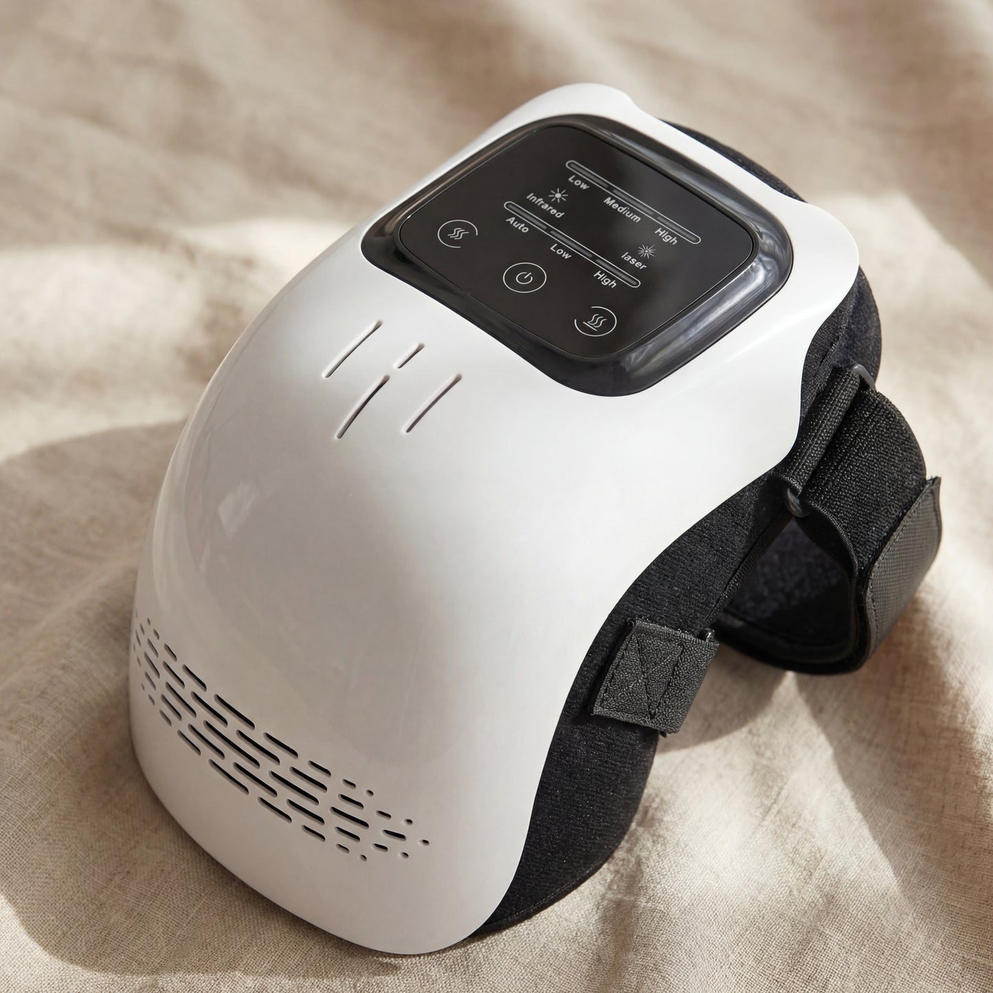 Heated Compression Wrap with Vibration & Infrared - Cordless Knee Comfort