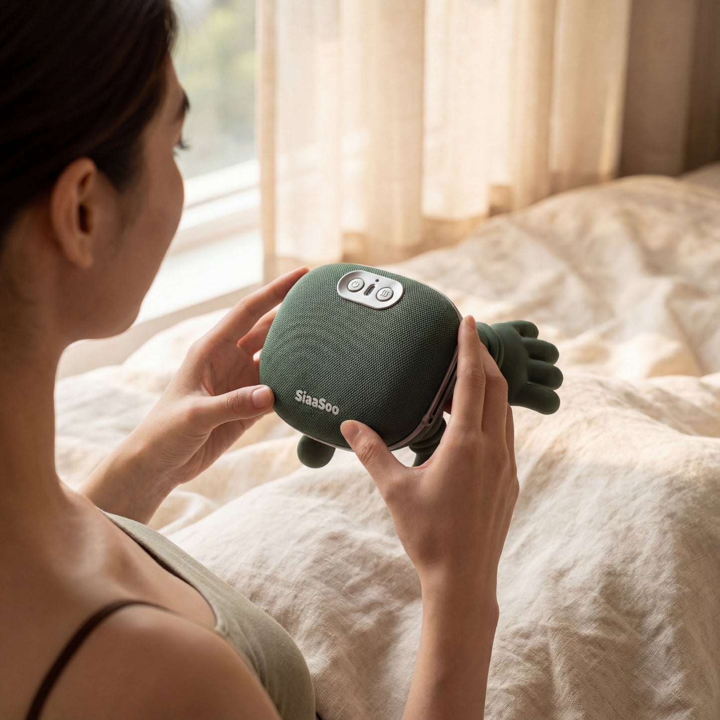 Rechargeable Kneading Massager with Heat - Neck & Shoulder Comfort