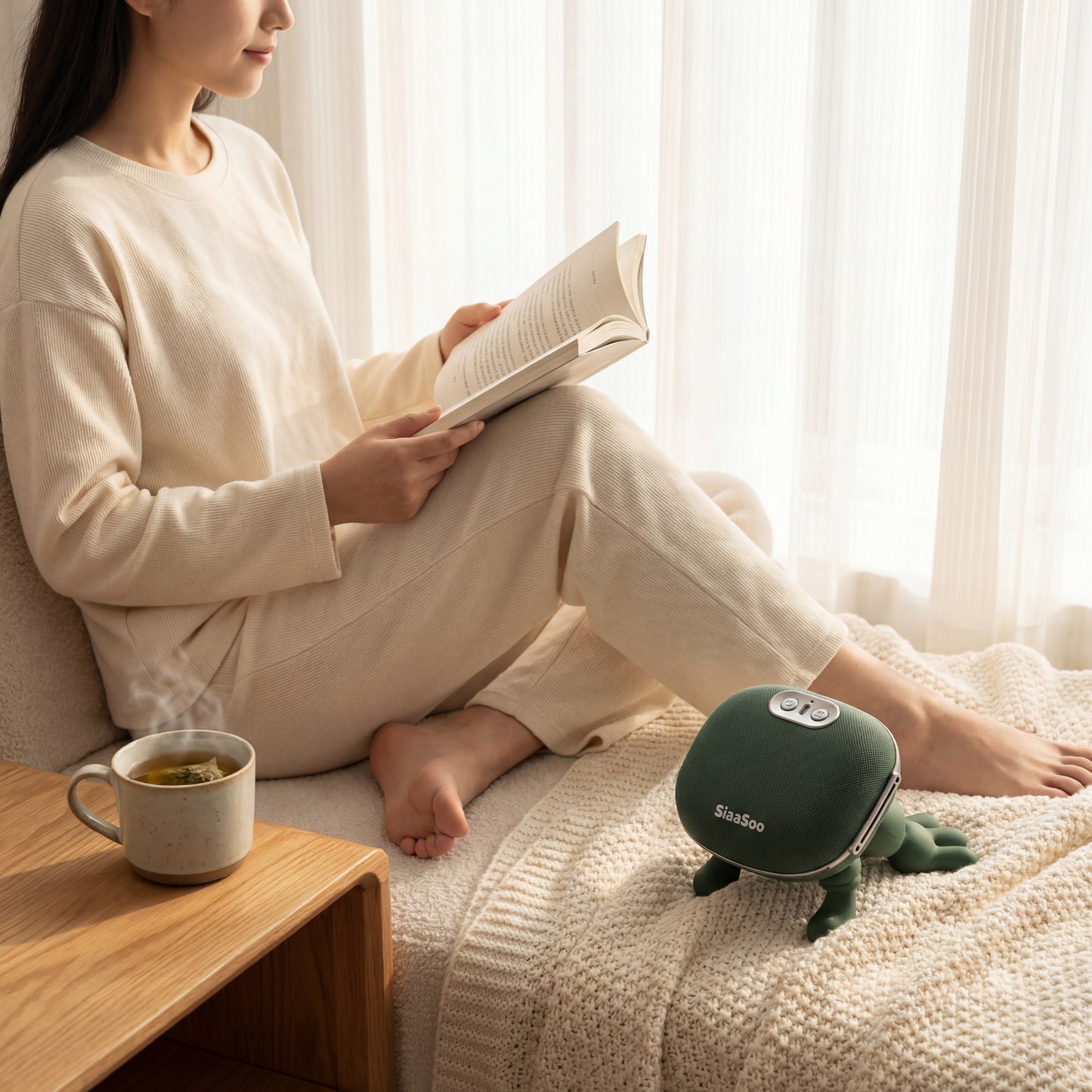Rechargeable Kneading Massager with Heat - Neck & Shoulder Comfort