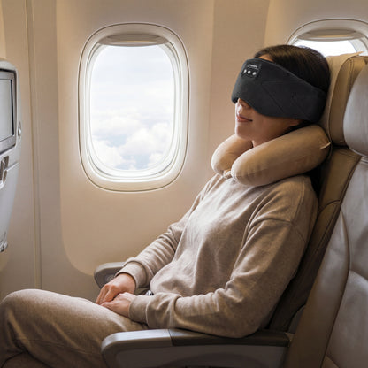 Bluetooth Sleep Mask with White Noise - Wireless Music Eye Mask