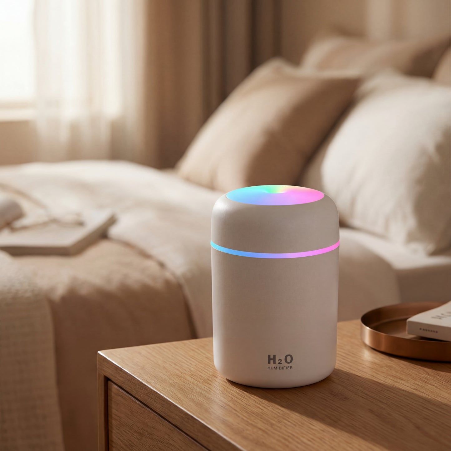 Portable Aromatherapy Humidifier with Mood Lighting