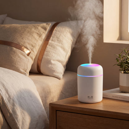 Portable Aromatherapy Humidifier with Mood Lighting