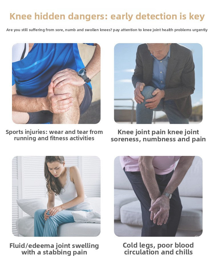 Intelligent kneepad massager