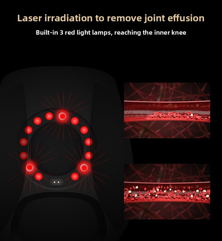 Intelligent kneepad massager