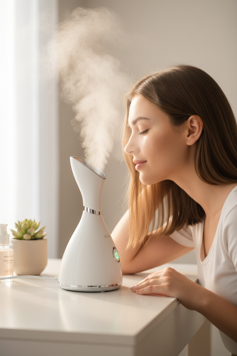 Lifestyle 2 — Face Near Steamer