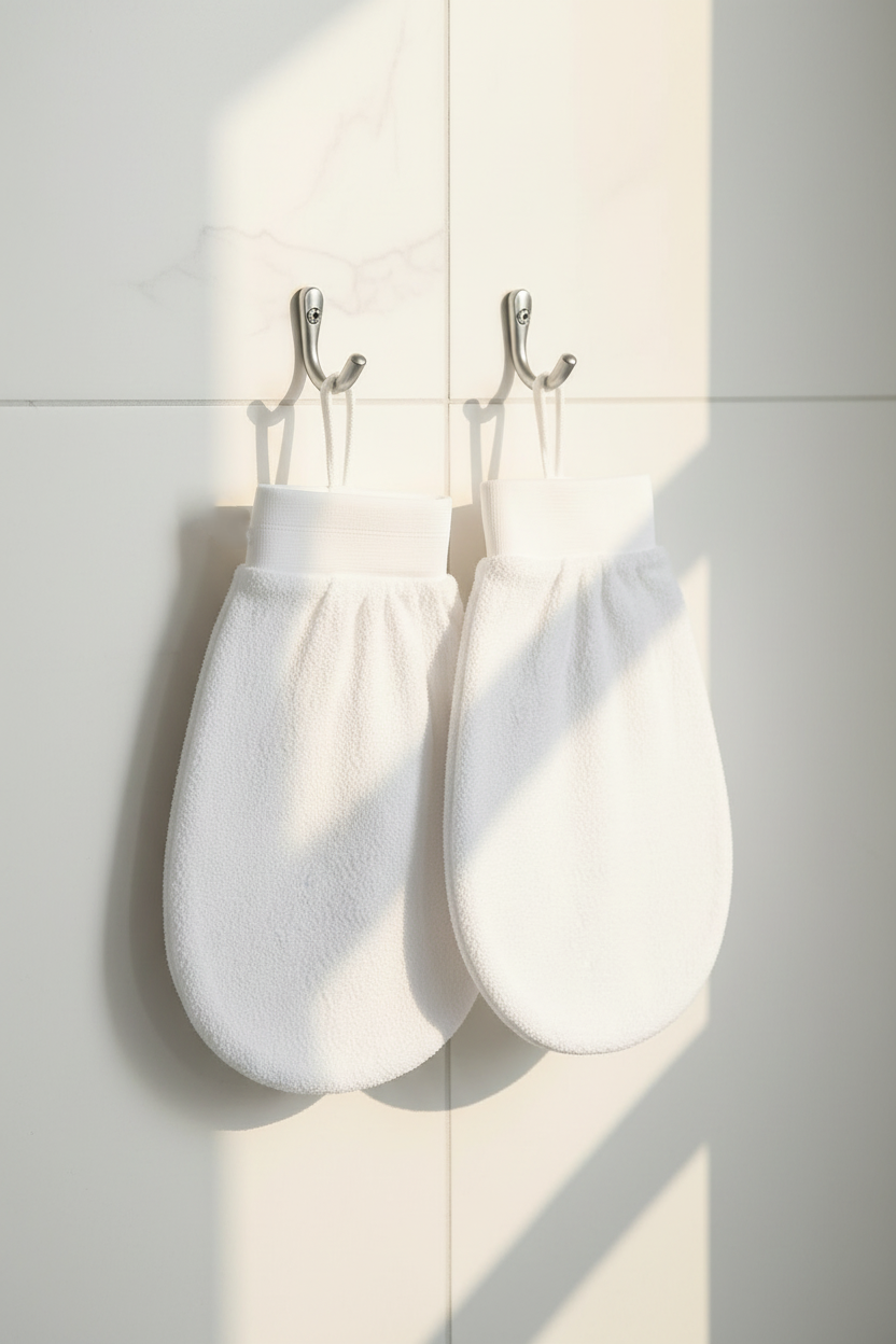 Exfoliating Bath Gloves | Spa-Soft Ritual Mitt