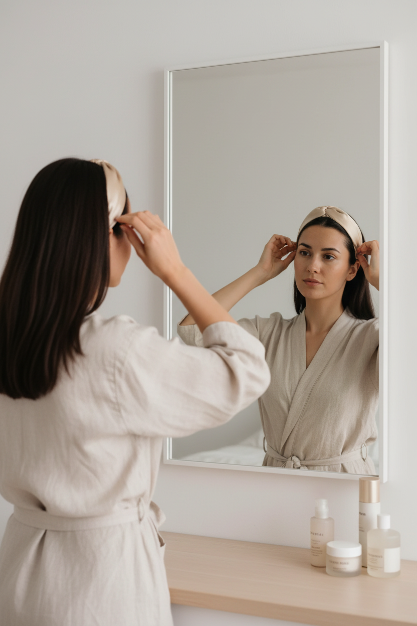Lifestyle 4 — Vanity Headband Ritual